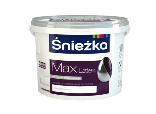 Farba lateksowa MAX Latex HiDef 5 l Śnieżka