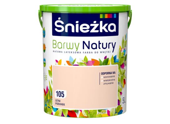 Farba lateksowa Barwy Natury letni poranek 105 5 l Śnieżka