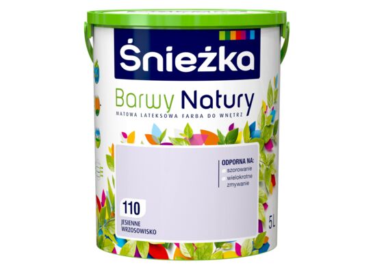 Farba lateksowa Barwy Natury jesienne wrzosowisko 110 5 l Śnieżka
