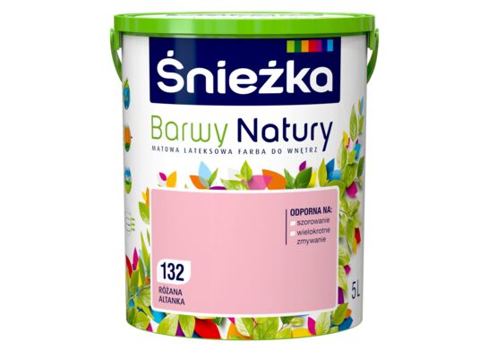 Farba lateksowa Barwy Natury różana altanka 132 5 l Śnieżka 