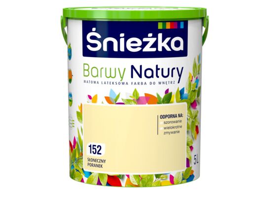 Farba lateksowa Barwy Natury słoneczny poranek 152 5 l Śnieżka