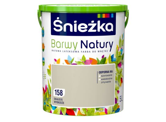 Farba lateksowa Barwy Natury skaliste wybrzeże 158 5 l Śnieżka 
