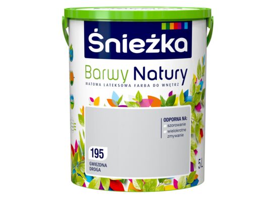 Farba lateksowa Barwy Natury gwiezdna droga 195 5 l Śnieżka 