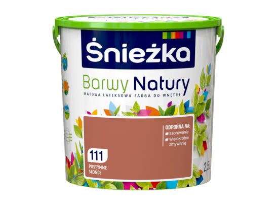 Farba lateksowa Barwy Natury pustynne słońce 111 2,5 l Śnieżka 