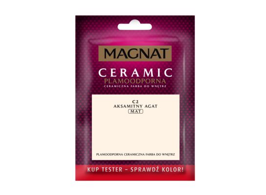Farba ceramiczna MAGNAT Ceramic TESTER aksamitny agat C2 30 ml