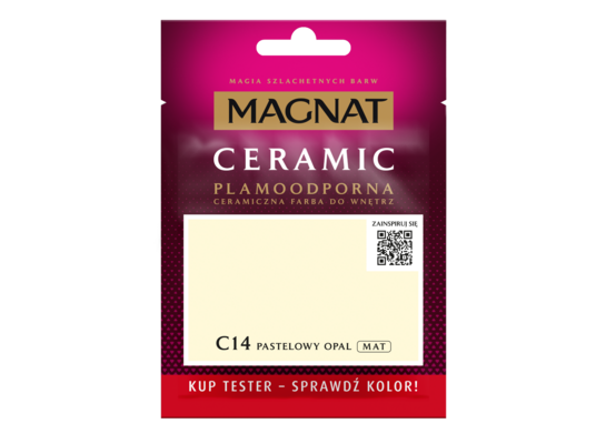 Farba ceramiczna MAGNAT Ceramic TESTER pastelowy opal C14 30 ml
