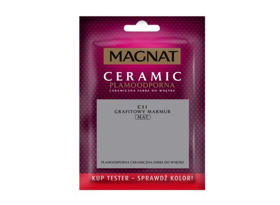 Farba ceramiczna MAGNAT Ceramic TESTER grafitowy marmur C31 30 ml