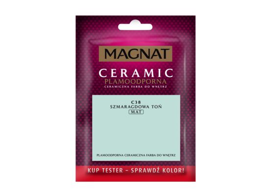 Farba ceramiczna MAGNAT Ceramic TESTER szmaragdowa toń C38 30 ml