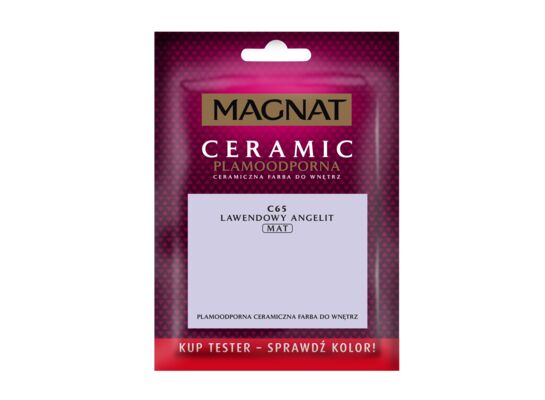 Farba ceramiczna MAGNAT Ceramic TESTER lawendowy angelit C65 30 ml