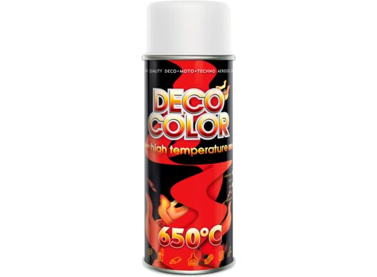 Lakier żaroodporny High Temperature biały 0,4 l DECO COLOR