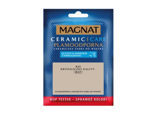 Farba ceramiczna Care Plamoodporna TESTER a22 krystaliczny kalcyt, 30 ml MAGNAT