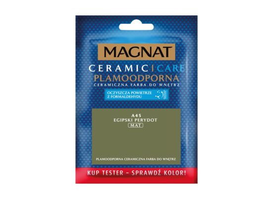 Farba ceramiczna Care Plamoodporna TESTER a45 egipski perydot 30 ml MAGNAT