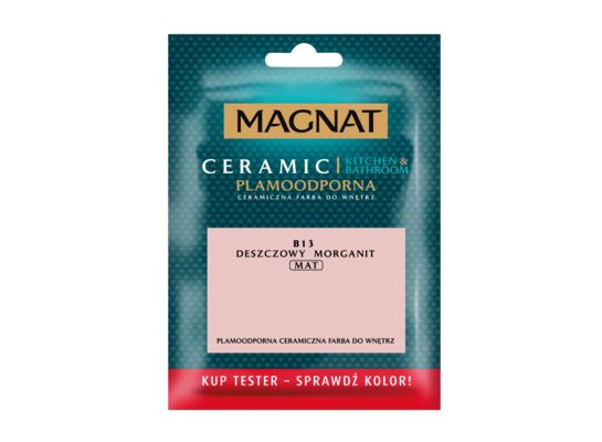 Farba ceramiczna MAGNAT Kitchen&Bathroom TESTER deszczowy morganit B13 30 ml