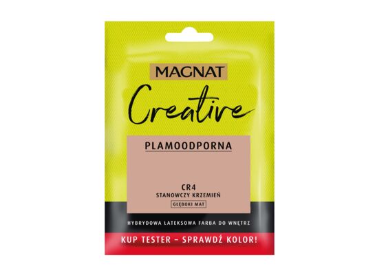 Farba lateksowa MAGNAT Creative TESTER stanowczy krzemień 30 ml