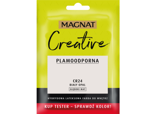 Farba lateksowa MAGNAT Creative TESTER biały opal 30 ml