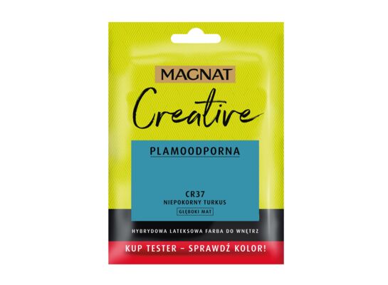 Farba lateksowa MAGNAT Creative TESTER niepokorny turkus 30 ml