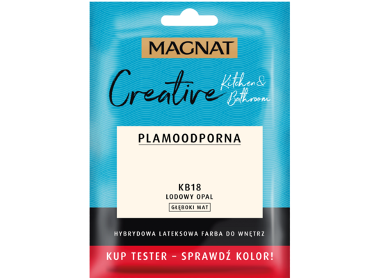 Farba lateksowa MAGNAT CREATIVE KITCHEN&BATHROOM  TESTER lodowy opal 30 ml