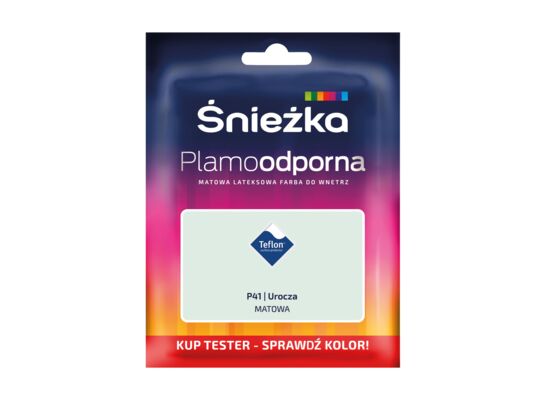 Farba lateksowa Plamoodporna  TESTER urocza P41 30 ml Śnieżka 