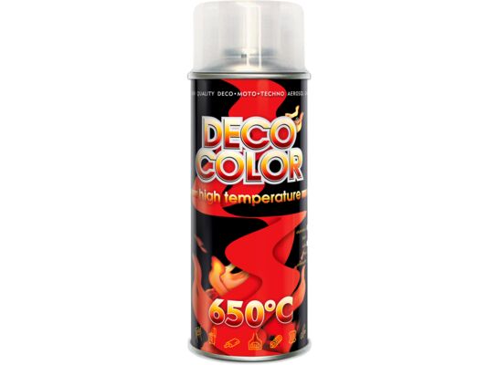 Lakier żaroodporny High Temperature bezbarwny 0,4 l DECO COLOR