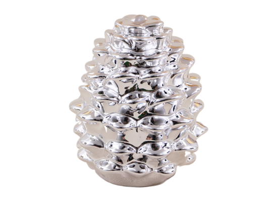 Dekoracja ceramiczna Szyszka 5,2 x 5,2 x 7,5 cm