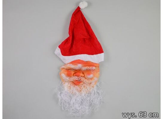 Maska Mikołaj 63 cm