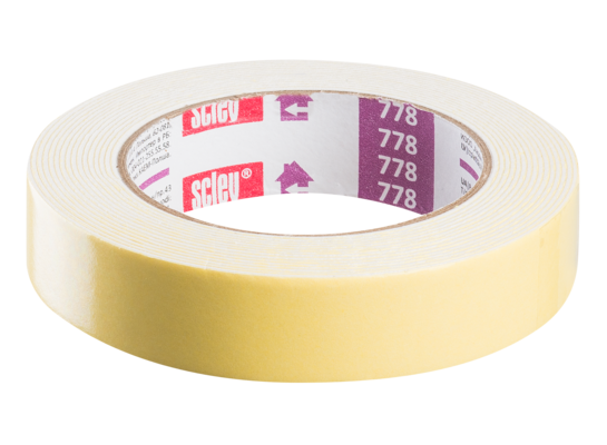 Taśma montażowa 778, 25 mm x 5 m piankowa dwustronna SCLEY