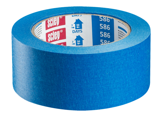 Taśma malarska 586, 38 mm x 33 m wytrzymała 30 dni SCLEY