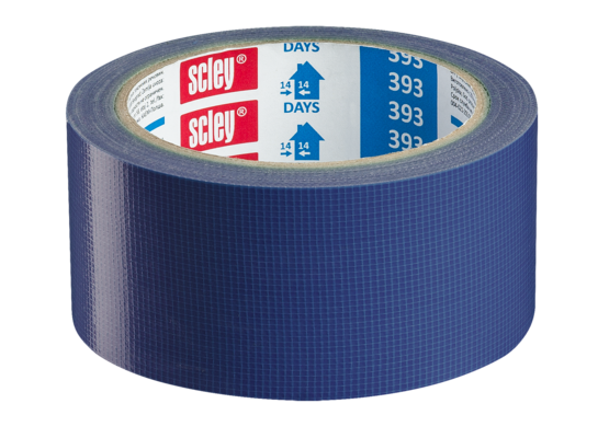 Taśma tynkarska 393, 38 mm x 33 m PE niebieska 14 dni SCLEY