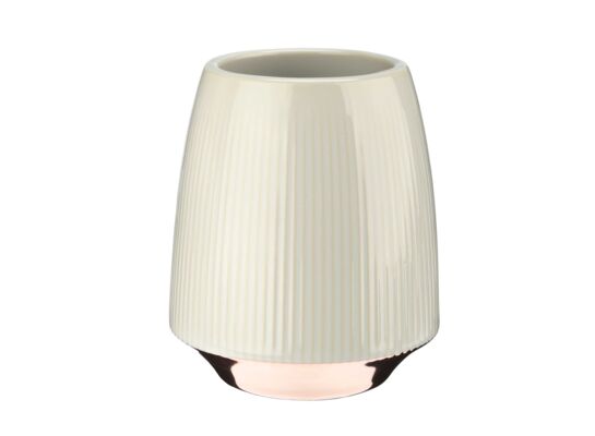 Kubek łazienkowy MAREY biały/złoty