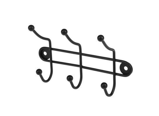 Wieszak ścienny "3" BLACK czarny