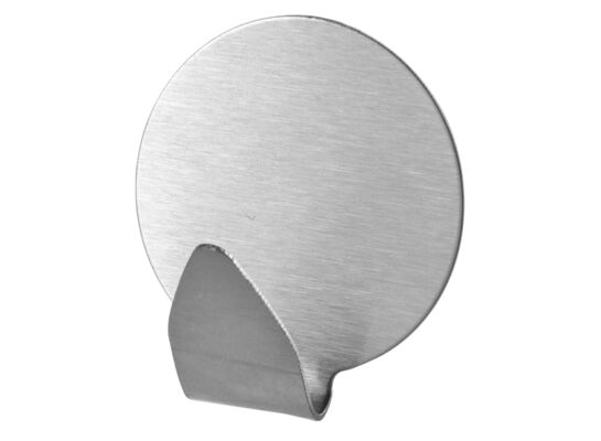 Wieszaki samoprzylepne okrągłe  4 sztuki NIKO srebrny