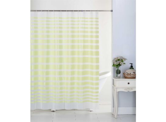 Zasłonka PEVA 180 x 180 cm biało-żółta