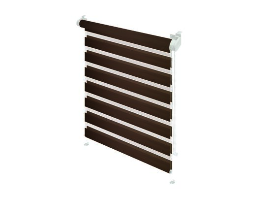 Roleta Mini Zebra Z-754 Nature wenge 61,5 x 150 cm