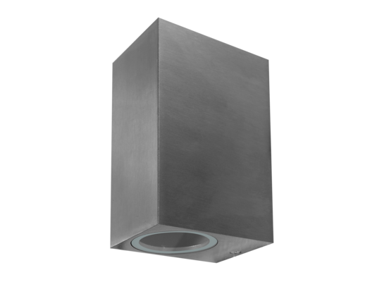 Kinkiet aluminiowy POLUX Boston GLA37PW2SB 2 x GU10 satynowy