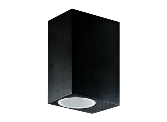 Kinkiet aluminiowy POLUX Boston SG37SQWB-2 2 x GU10 czarny