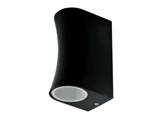 Kinkiet aluminiowy POLUX Boston SGL37RWB-2 2 x GU10 czarny