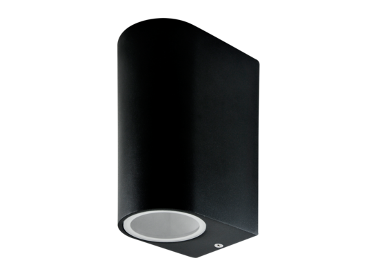 Kinkiet aluminiowy POLUX Boston SGL37WB-2 2 x GU10 czarny