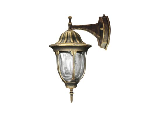 Kinkiet ogrodowy POLUX FLORENCJA ALU3118DP patyna DOWN