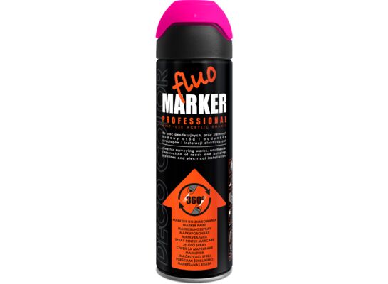 Znacznik Fluomarker różowy 0,5 l DECO COLOR