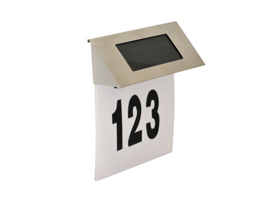 Lampa solarna POLUX podświetlany numer domu