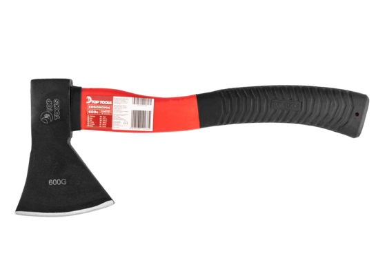 Siekiera 600 g, trzonek z włókna szklanego Top Tools