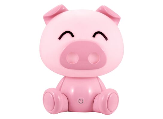 Lampa Polux ŚWINKA LED 2,5 W różowa