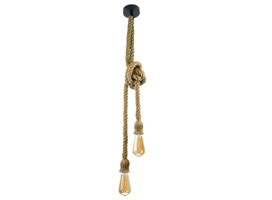 Lampa wisząca IL MIO ROPE PRP160108 2 x E27 brązowa