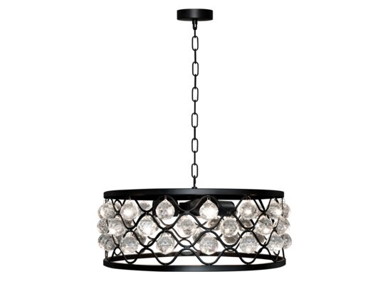 Lampa wisząca IL MIO VEJLE P-370 4 x E27 czarna