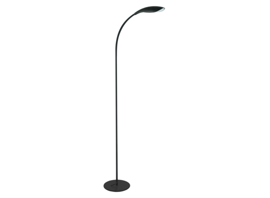 Lampa podłogowa LED Polux Swan DEL-1311 6,5 W czarna