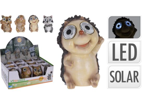 Lampa solarna zwierzątko mix 6,5 x 11,5 x 7,5 cm