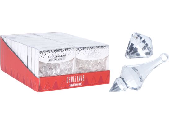 Ornamenty akryl 60 g mix 2,2 x 10 x 10 cm