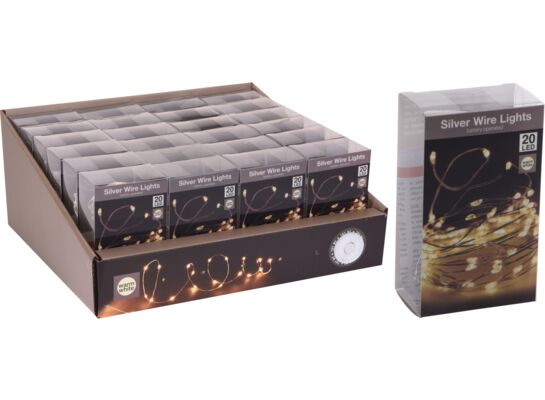 Lampki choinkowe Micro LED 20 ciepły biały