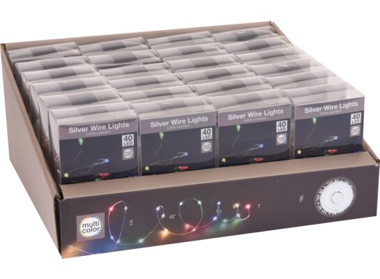 Lampki choinkowe Micro LED 40 multikolor