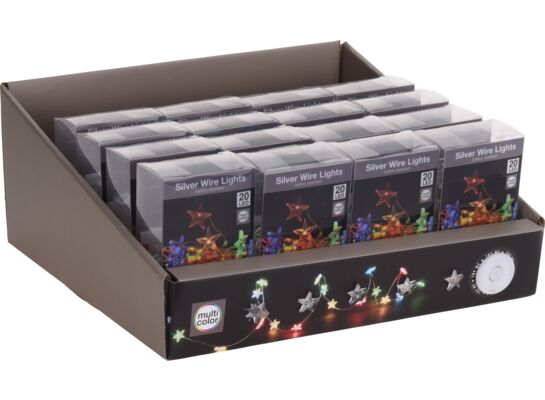 Lampki choinkowe Micro LED 20 multikolor kształty